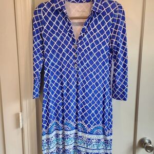 Lilly Pulitzer XS UPF 50+ Ansley Polo Dress VGUC